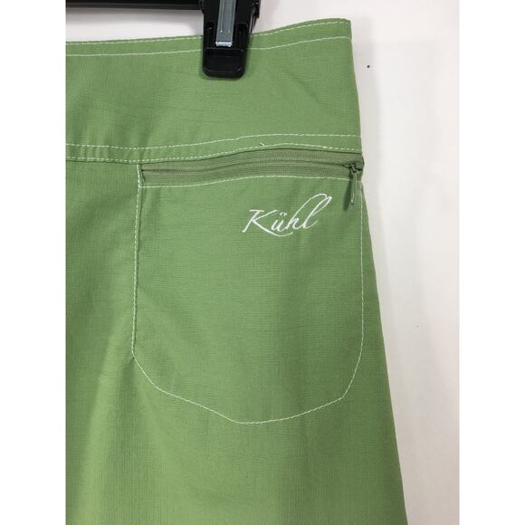 Kuhl Mountain Culture Wrap Hiking Skirt Women's Size 10 Green - Picture 6 of 9